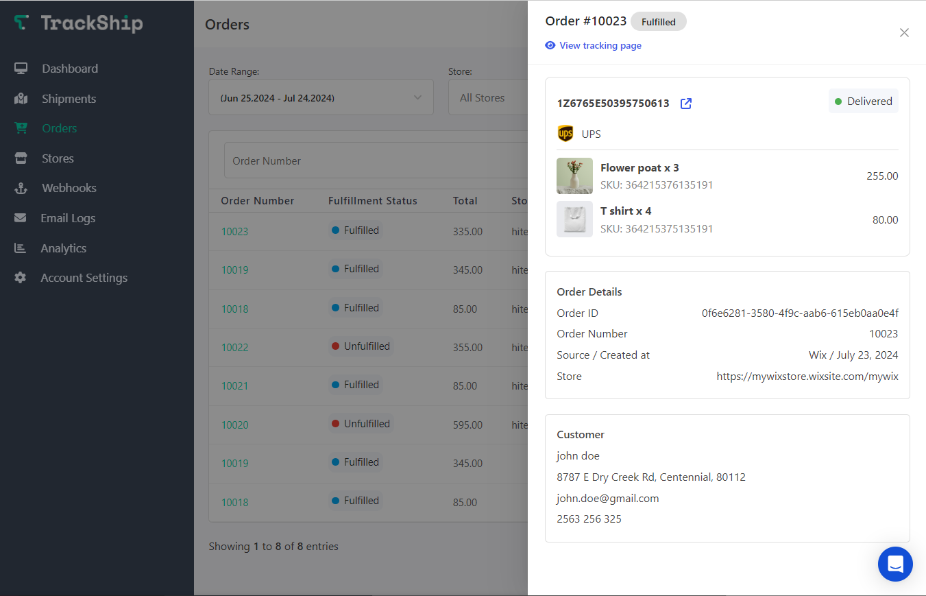 Track Orders and Receive Updates - TrackShip Docs